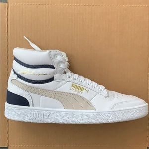 Puma Ralph Sampson Mid - white Grey violet-peacoat